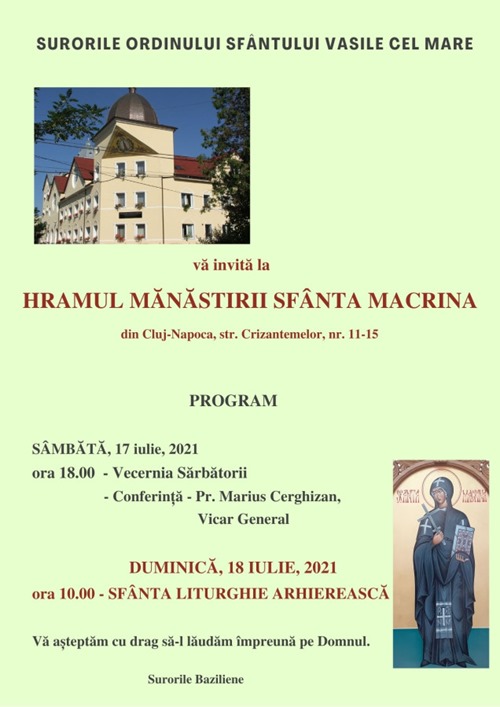 Afis - Hram sf. Macrina, 2021